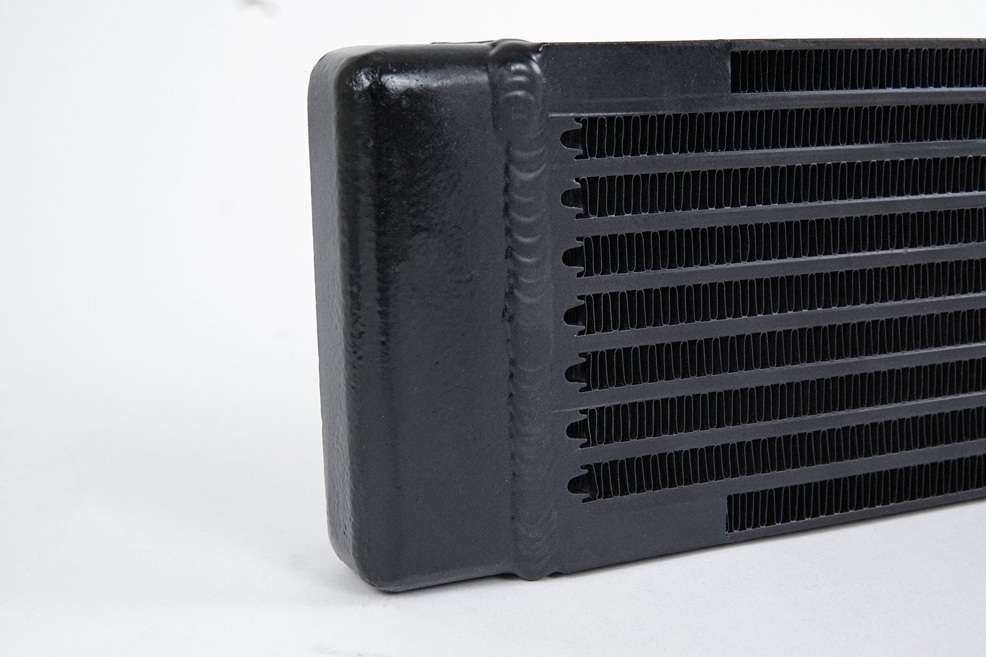 CSF Universal Dual - Pass Oil Cooler / RS Porsche / M22 x 1.5 / 22L x 4.75H x 2.16W - Race Rally Supplies