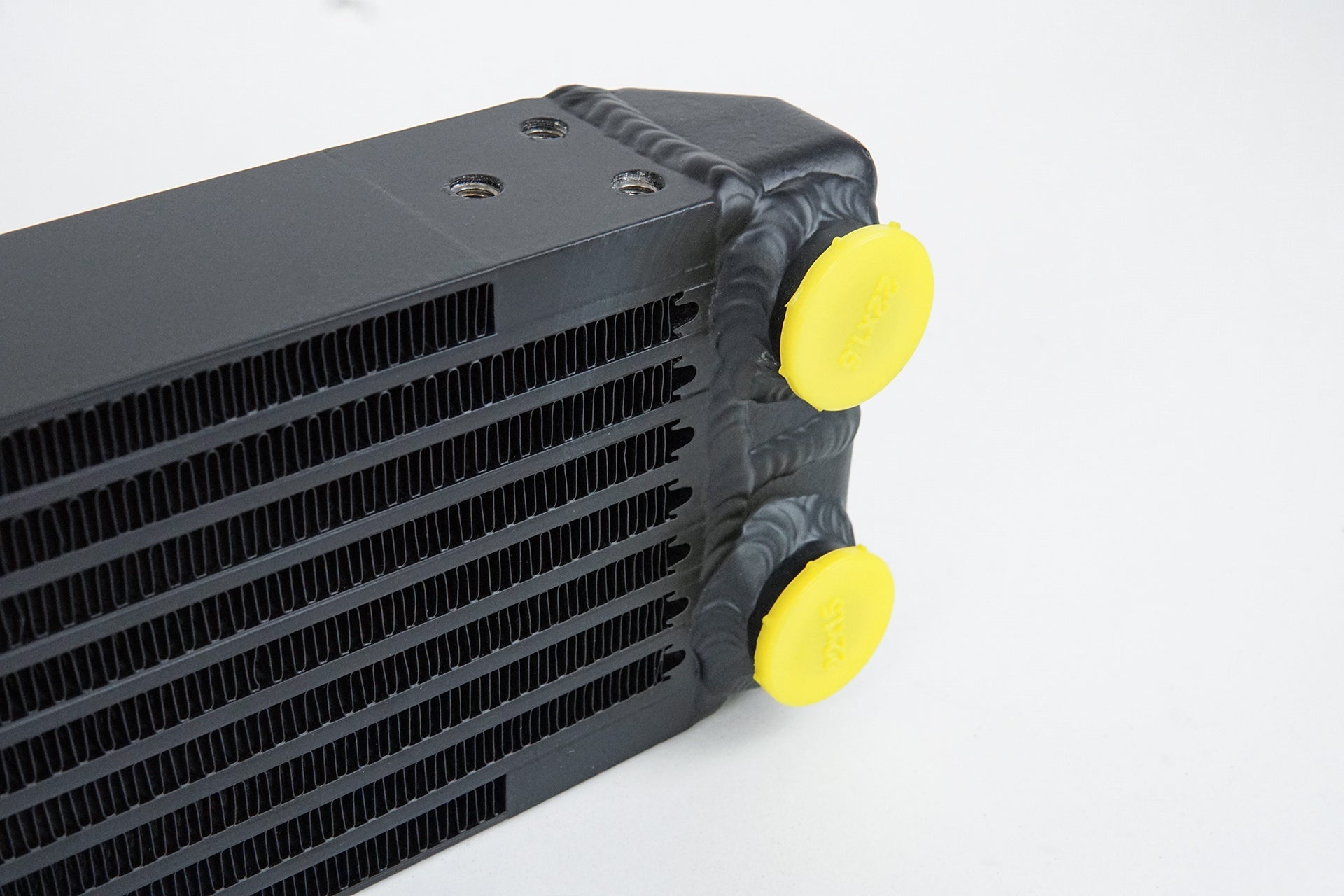 CSF Universal Dual - Pass Oil Cooler / RS Porsche / M22 x 1.5 / 22L x 4.75H x 2.16W - Race Rally Supplies