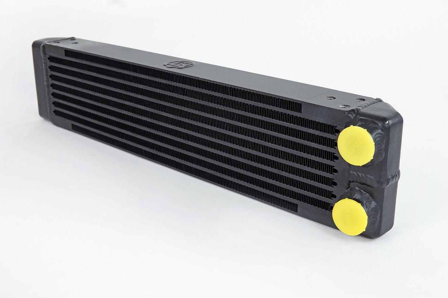 CSF Universal Dual - Pass Oil Cooler / RS Porsche / M22 x 1.5 / 22L x 4.75H x 2.16W - Race Rally Supplies