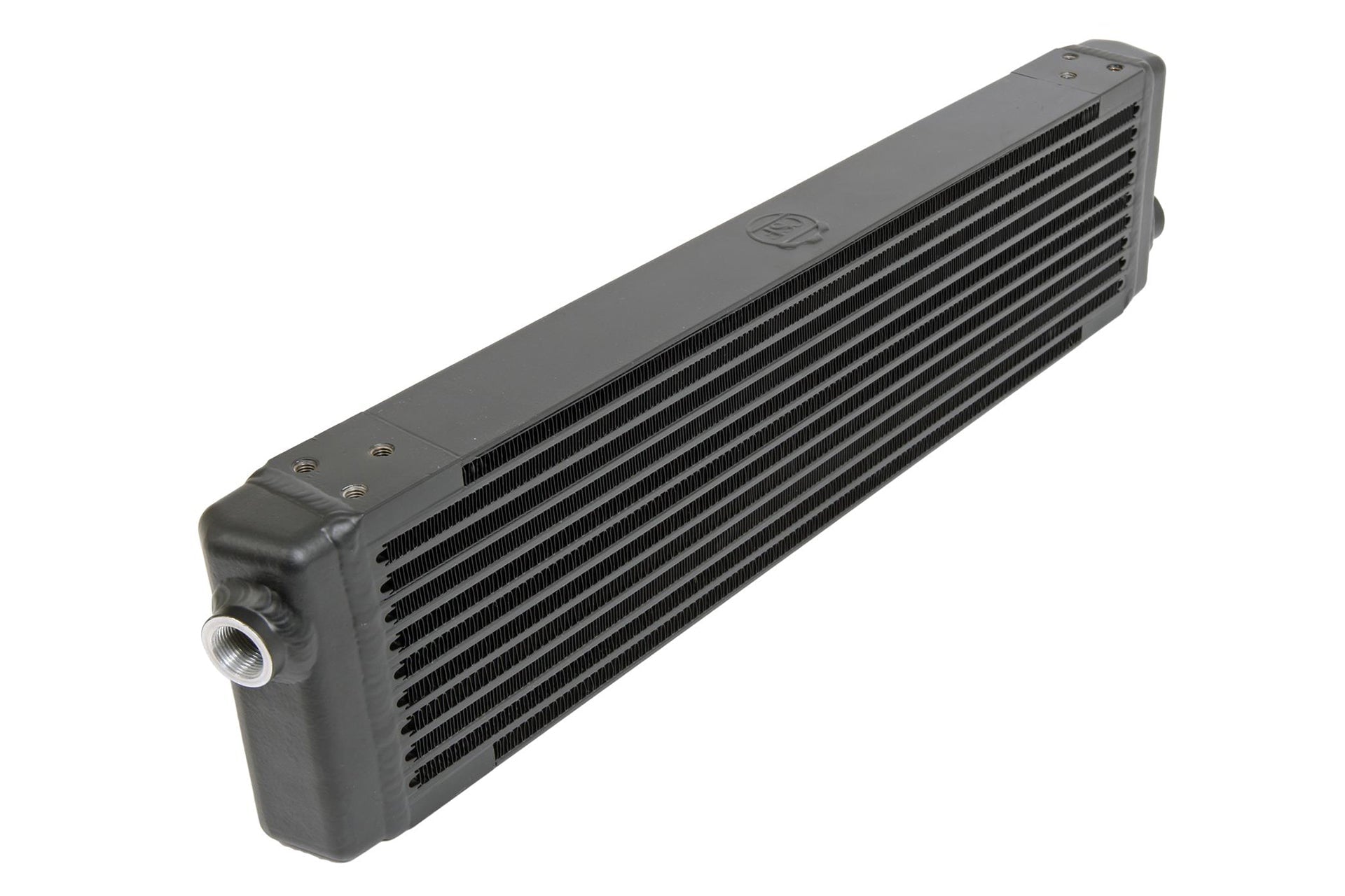 CSF Universal Single - Pass Oil Cooler / IROC Porsche / M22x1.5 / 24L x 5.75H x 2.16W - Race Rally Supplies