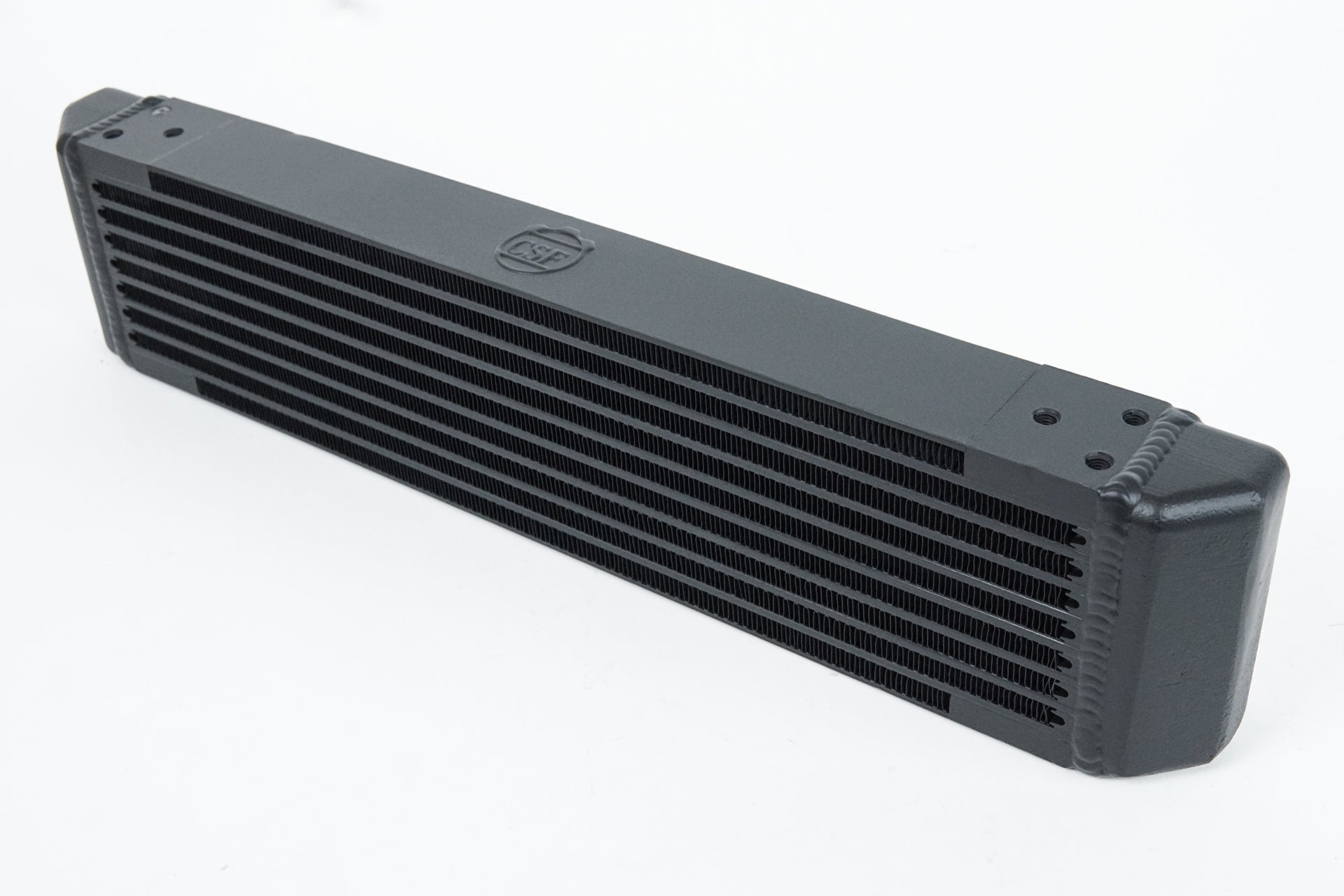 CSF Universal Single - Pass Oil Cooler / RSR Porsche / M22 x 1.5 / 22L x 4.75H x 2.16W - Race Rally Supplies