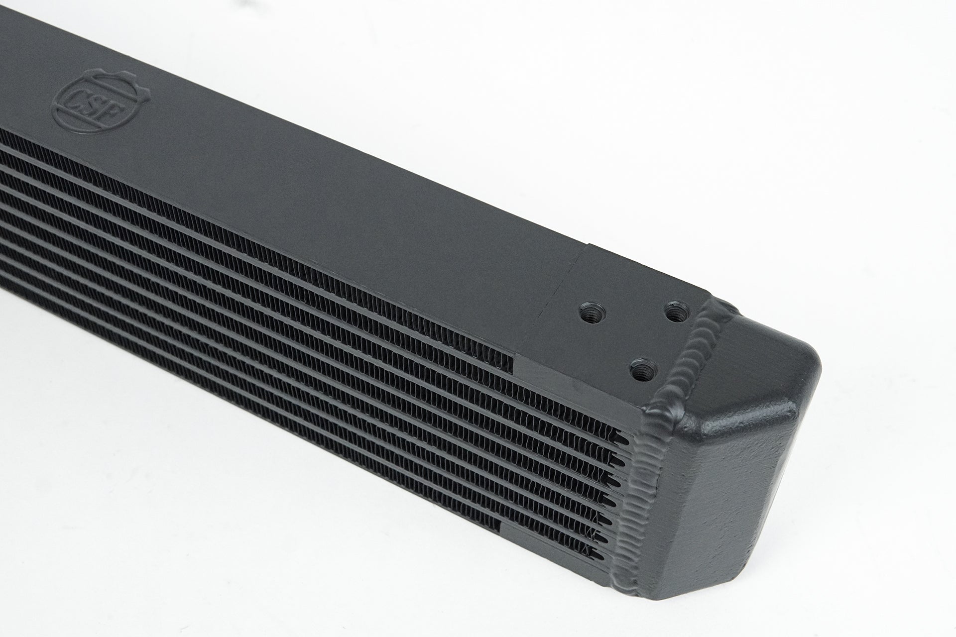 CSF Universal Single - Pass Oil Cooler / RSR Porsche / M22 x 1.5 / 22L x 4.75H x 2.16W - Race Rally Supplies