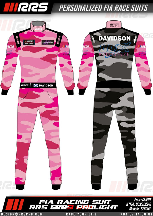 Custom Race Suit for J Davidson - Race Rally Supplies