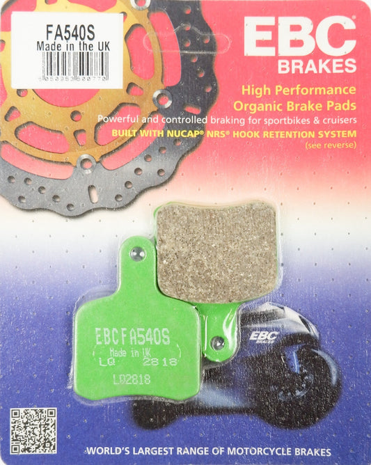 EBC OTK Tony Kart 2004 - 2016 Rear Soft Brake Pad Set FA540S - Race Rally Supplies