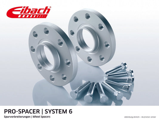 Eibach Pro-Spacer Kit (Pair Of Spacers) 10mm Per Spacer (System 6) S90-6-10-007 (Silver) - Race Rally Supplies
