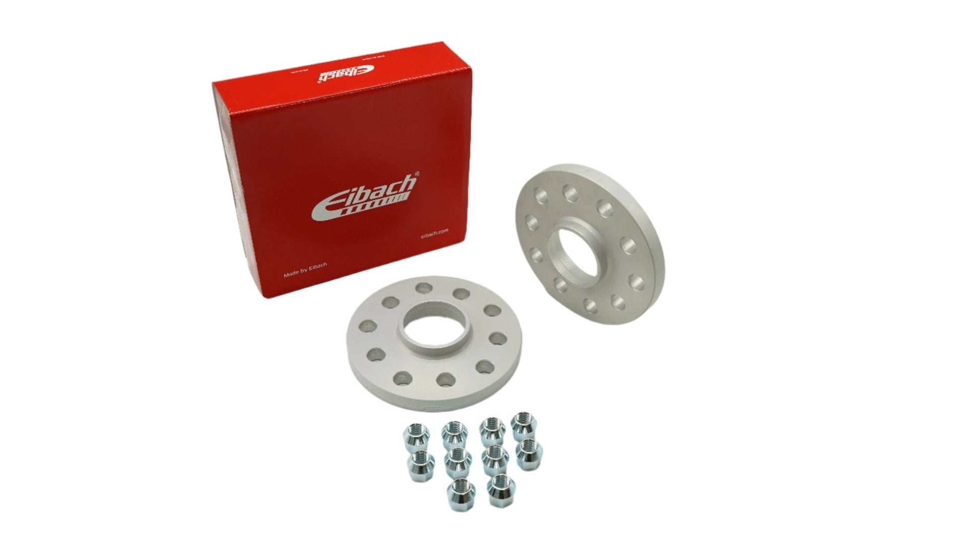 Eibach Pro-Spacer Kit (Pair Of Spacers) 15mm Per Spacer (System 2) S90-2-15-022 (Silver) - Race Rally Supplies