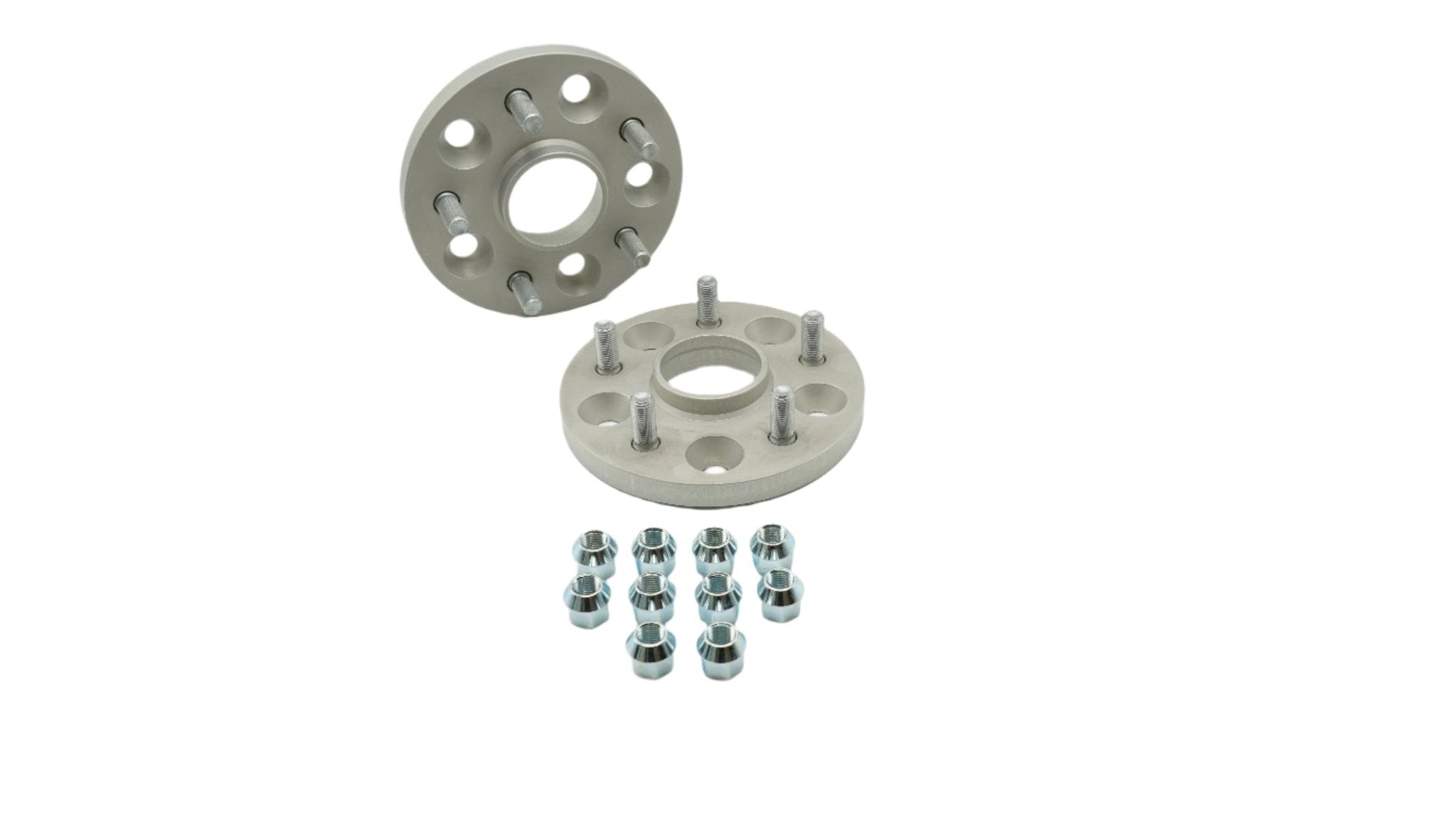 Eibach Pro-Spacer Kit (Pair Of Spacers) 15mm Per Spacer (System 4) S90-4-15-014 (Silver) - Race Rally Supplies