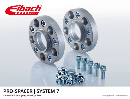 Eibach Pro-Spacer Kit (Pair Of Spacers) 30mm Per Spacer (System 7) S90-7-30-056 (Silver) - Race Rally Supplies
