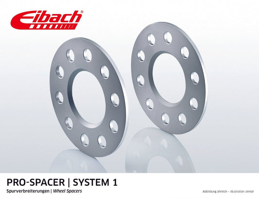 Eibach Pro-Spacer Kit (Pair Of Spacers) 5mm Per Spacer (System 1) S90-1-05-014 (Silver) - Race Rally Supplies