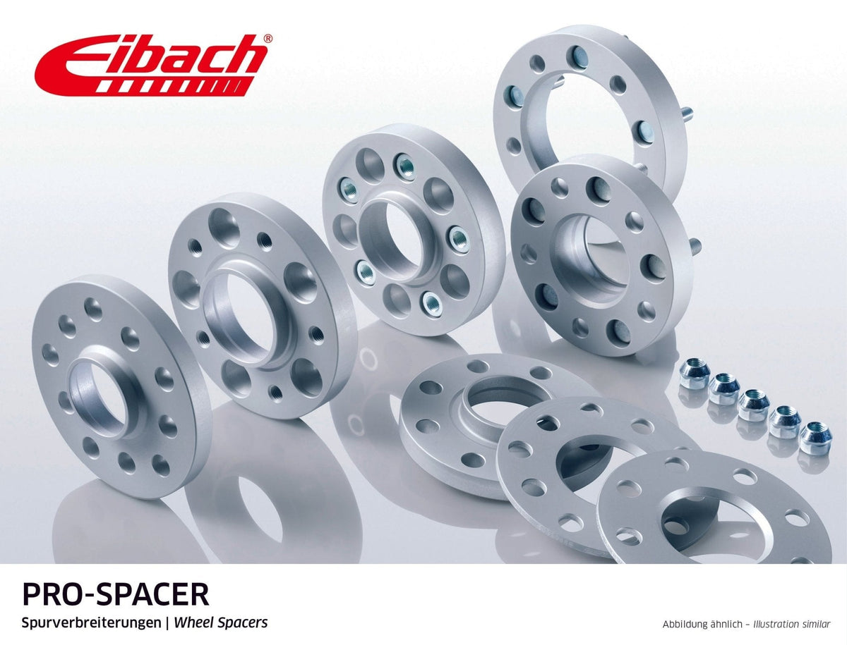 Eibach Pro-Spacer Kit (Pair Of Spacers) 9mm Per Spacer (System 6N) S90-6-09-003-N (Silver) - Race Rally Supplies