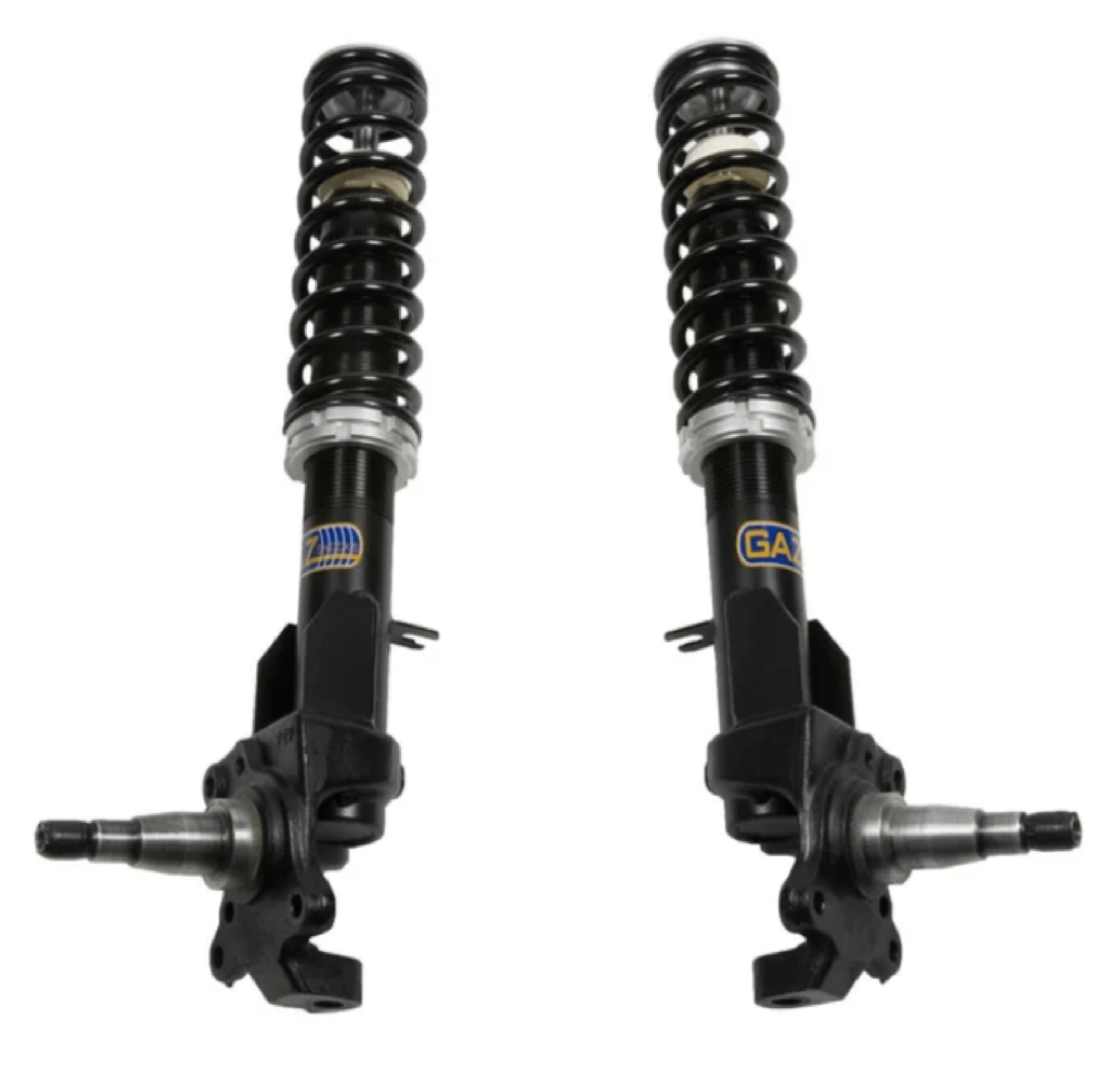 Escort Mk1 Mk2 GAZ Complete Front Struts Adjustable Coilovers - Pair Long - Race Rally Supplies