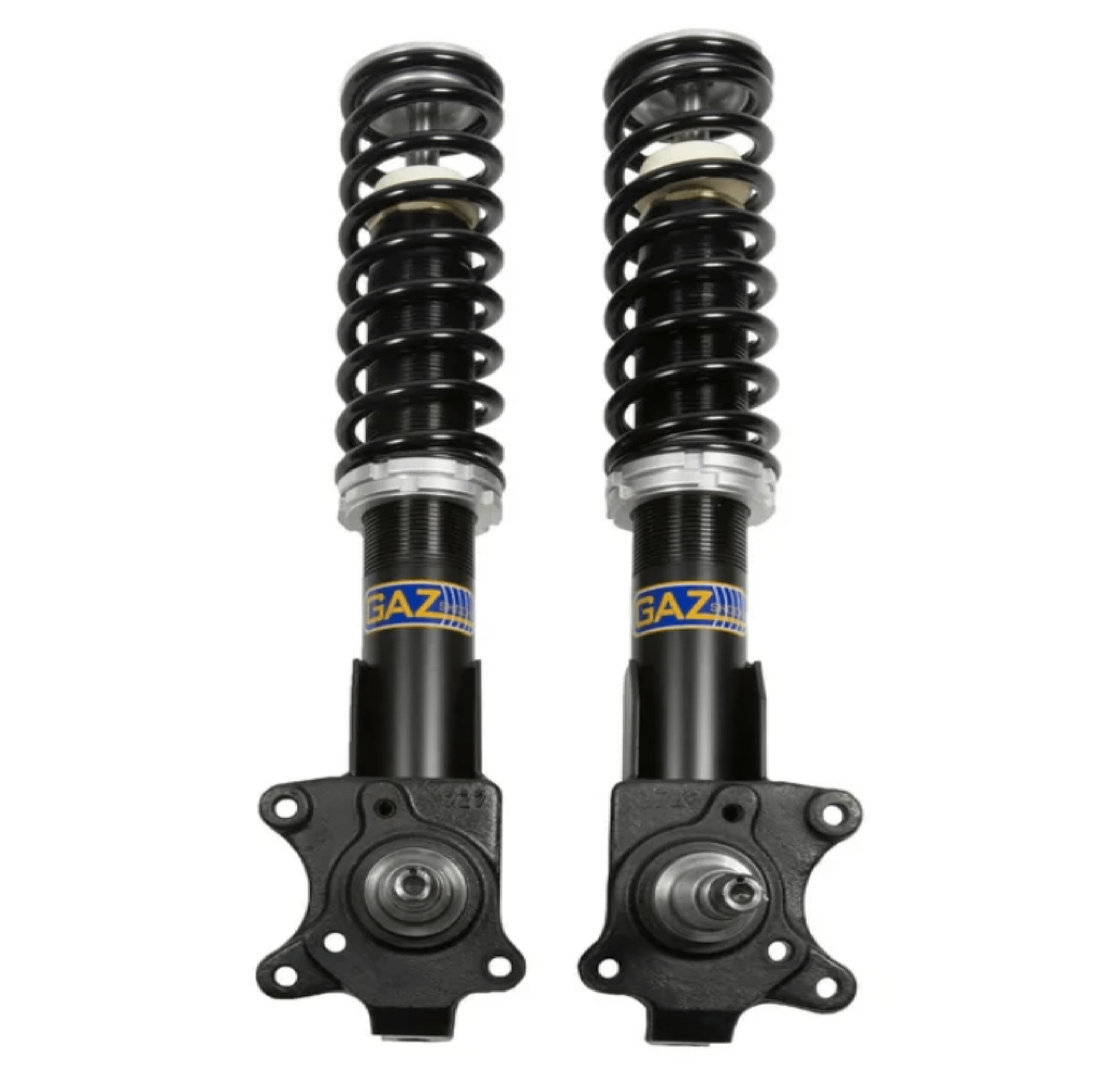 Escort Mk1 Mk2 GAZ Complete Front Struts Adjustable Coilovers - Pair Long - Race Rally Supplies
