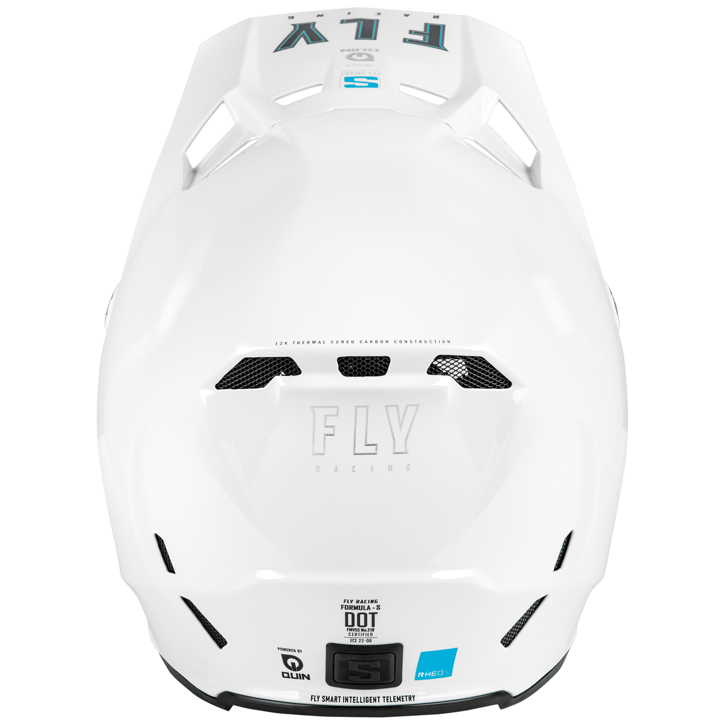 FLY Racing Formula S Solid Carbon ECE / DOT Approved Smart Helmet - Race Rally Supplies