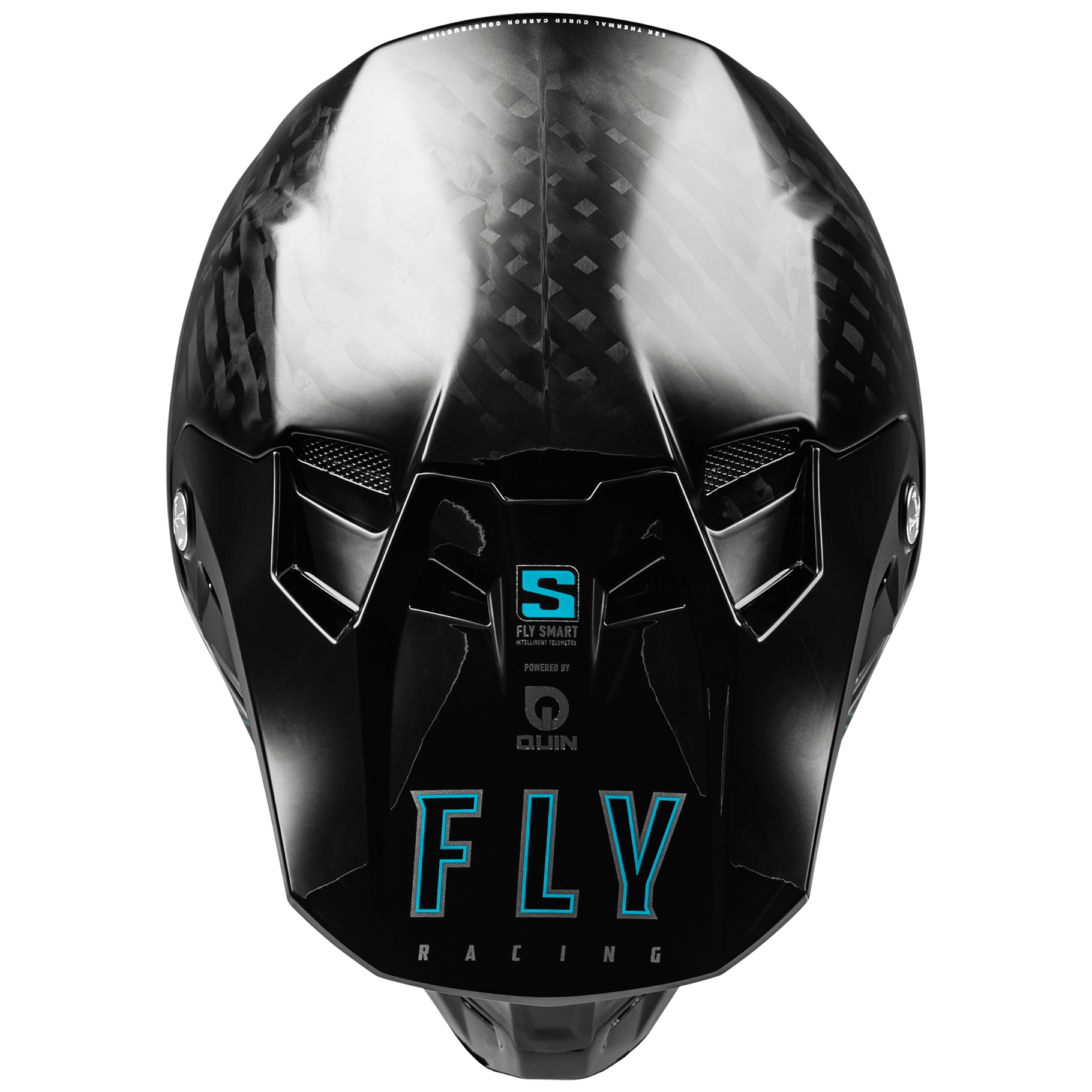 FLY Racing Formula S Solid Carbon ECE / DOT Approved Smart Helmet - Race Rally Supplies