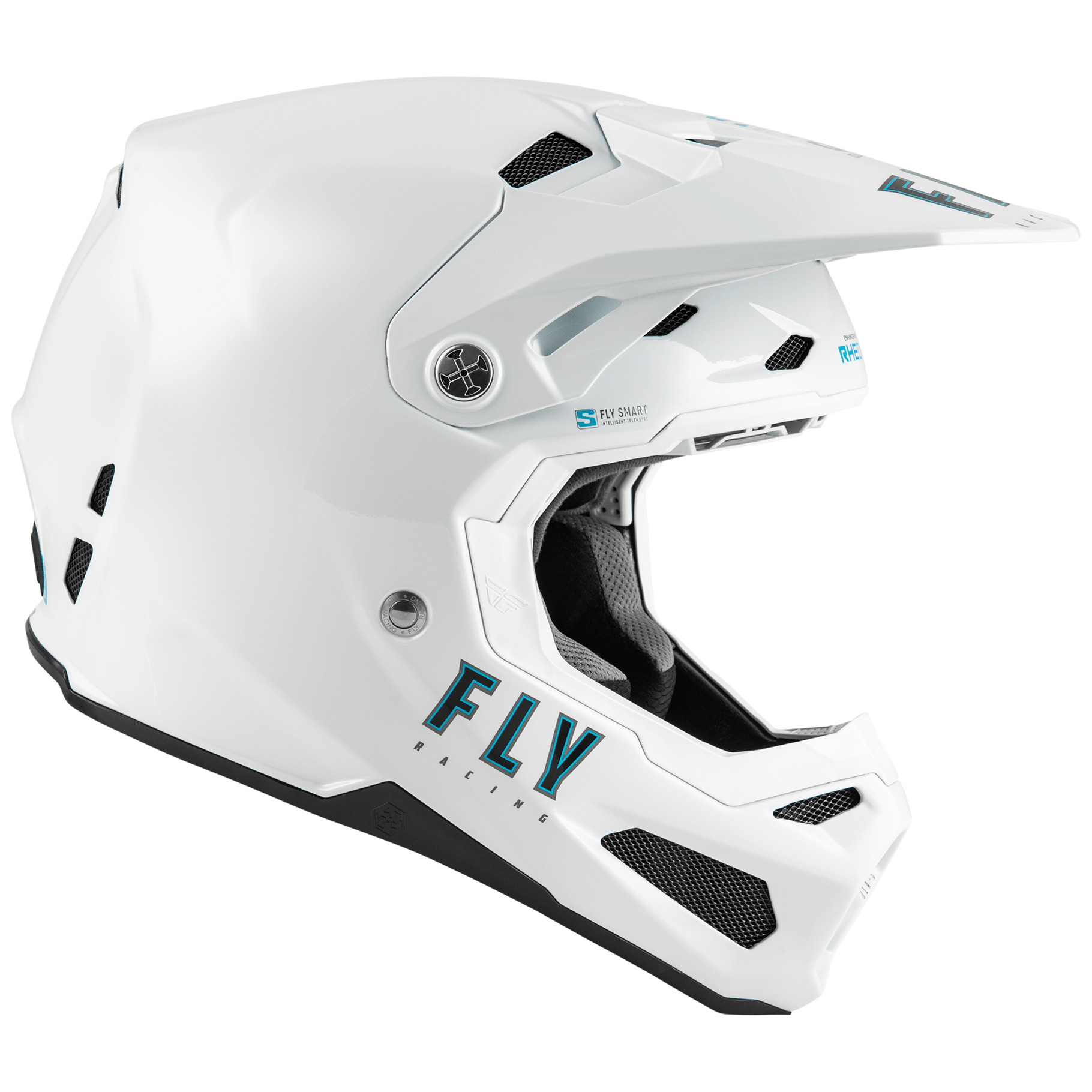 FLY Racing Formula S Solid Carbon ECE / DOT Approved Smart Helmet - Race Rally Supplies