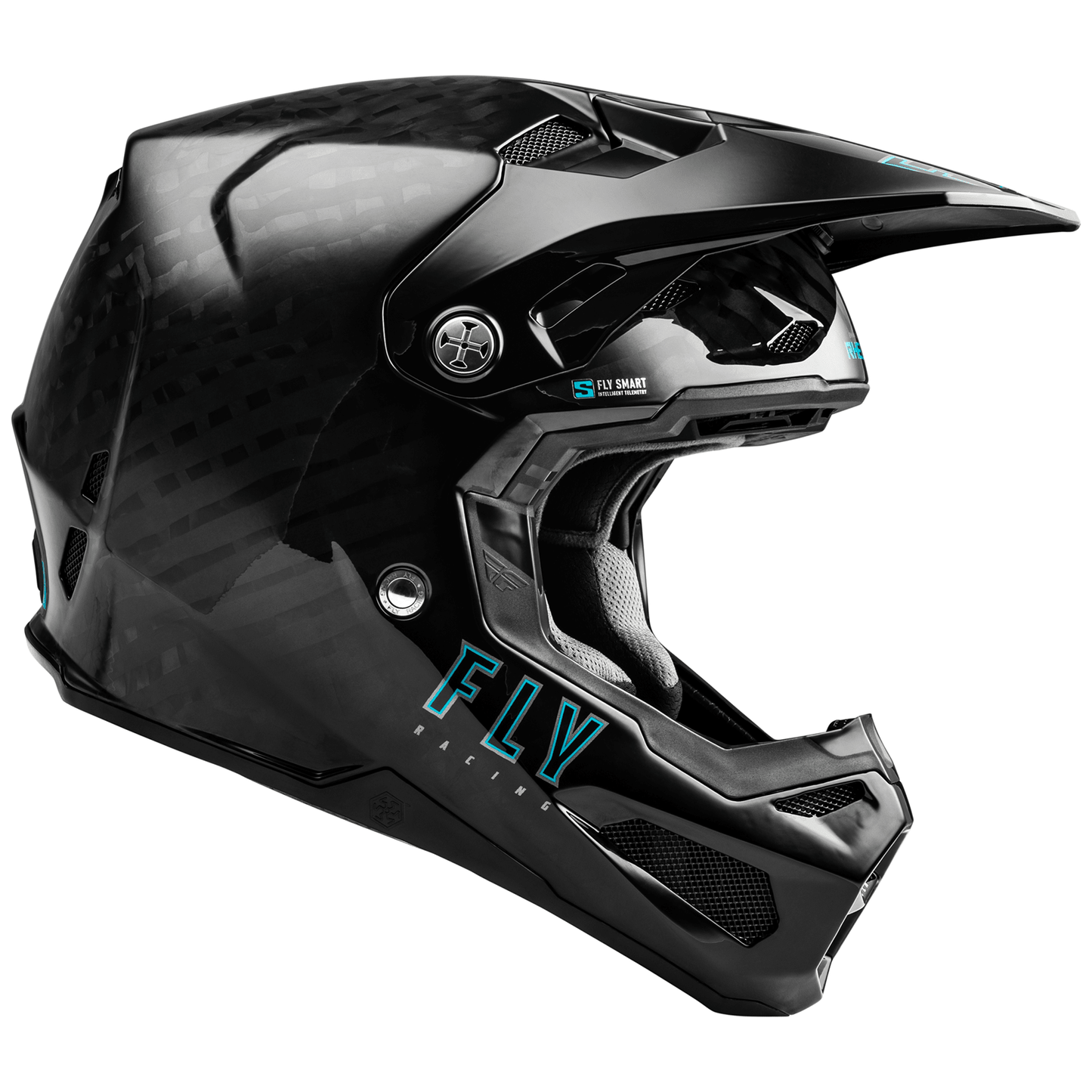 FLY Racing Formula S Solid Carbon ECE / DOT Approved Smart Helmet - Race Rally Supplies