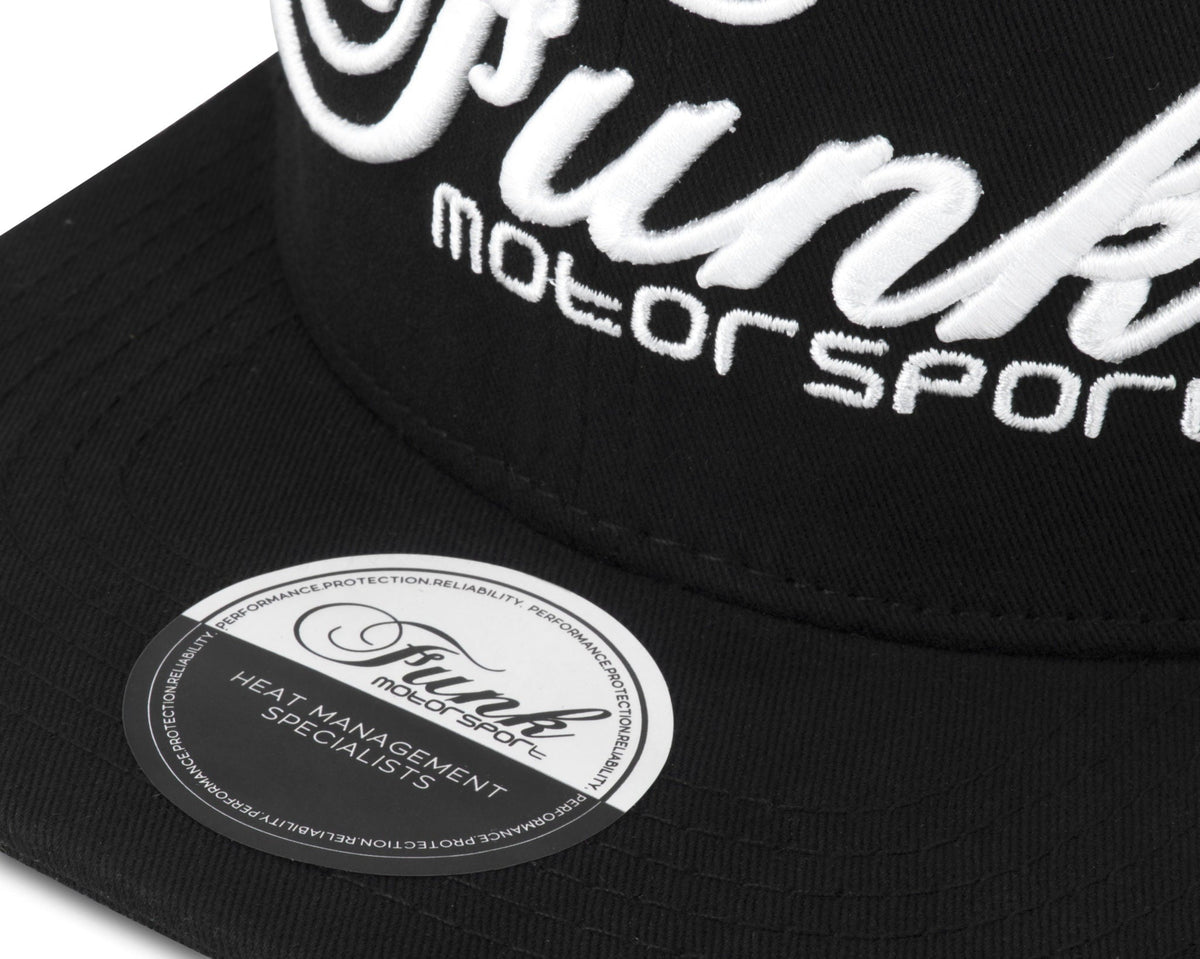Funk Motorsport Black Snap Back Cap - Race Rally Supplies