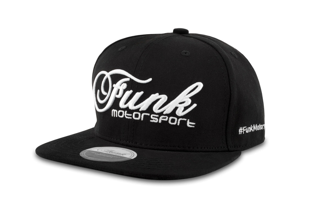 Funk Motorsport Black Snap Back Cap - Race Rally Supplies