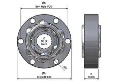 GKN Motorsport Lightweight 108mm Plunging CV Joint - Race Rally Supplies