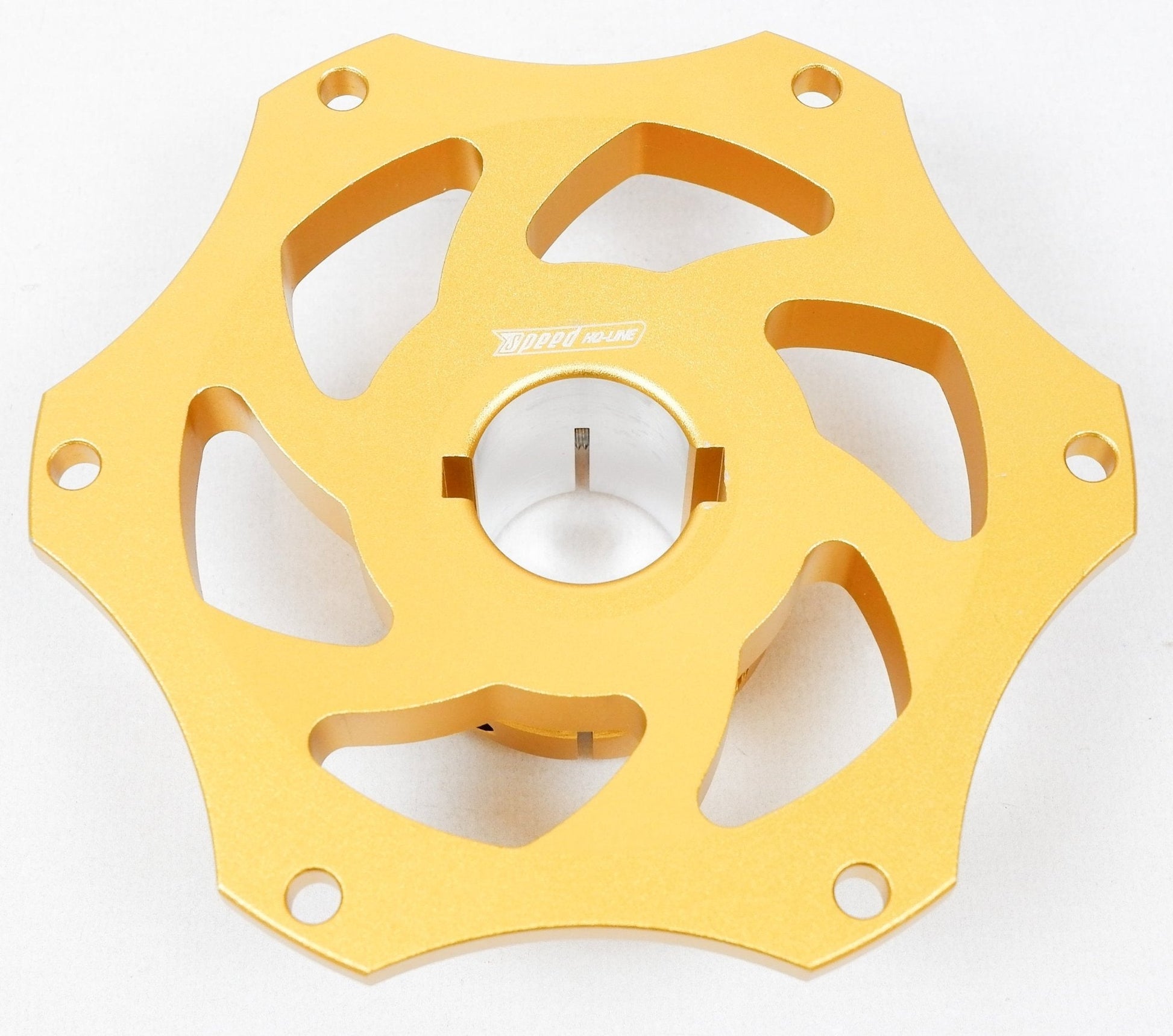 Gold Aluminium 30mm Double Bolt Universal Sprocket Carrier - Race Rally Supplies
