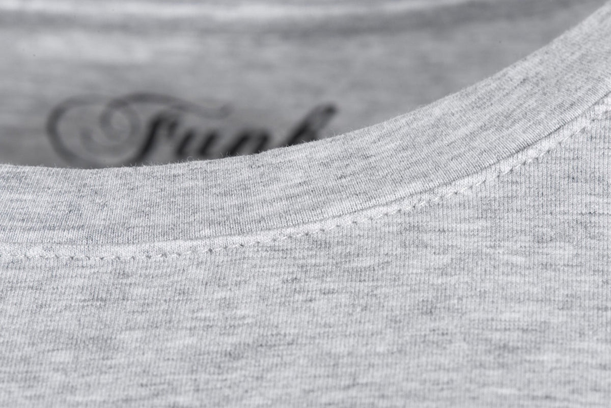 Grey "F U N K" speed Tee - Race Rally Supplies