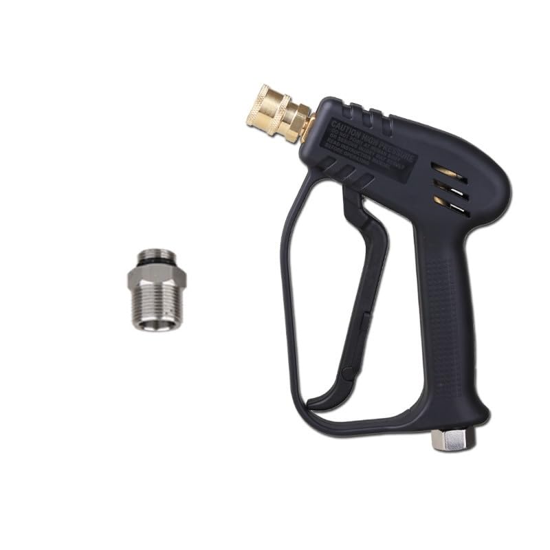 High-Pressure Washer Gun – 360° Swivel, 5 Nozzles, M22 & 1/4″ Connectors - Race Rally Supplies