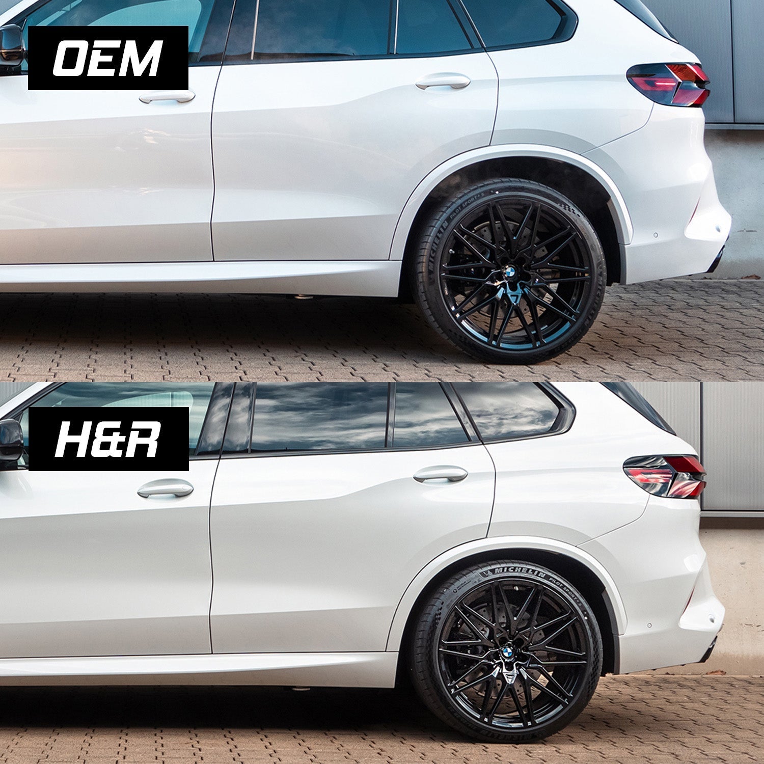 H&R BMW F95 X5M & F96 X6M Height Adjustable Lowering Springs - Race Rally Supplies