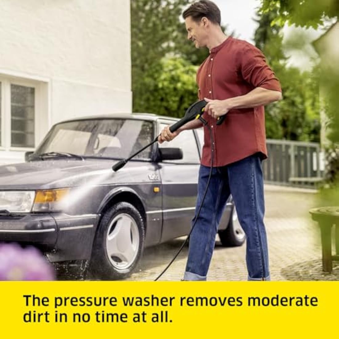 Kärcher K 4 Classic Home Pressure Washer – 130 Bar, 420 L/h, Dirt Blaster & Spray Lance - Race Rally Supplies