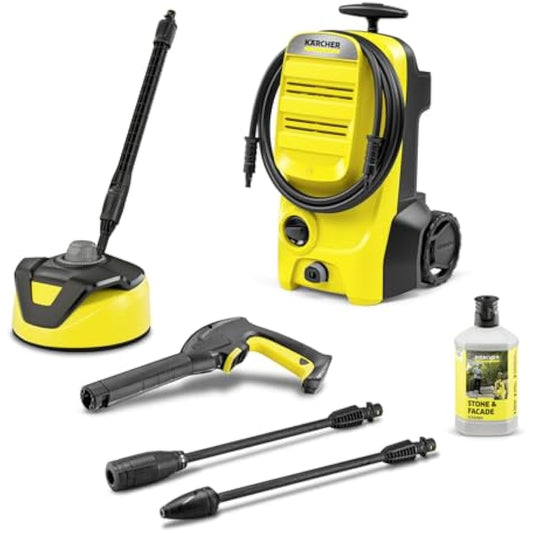 Kärcher K 4 Classic Home Pressure Washer – 130 Bar, 420 L/h, Dirt Blaster & Spray Lance - Race Rally Supplies