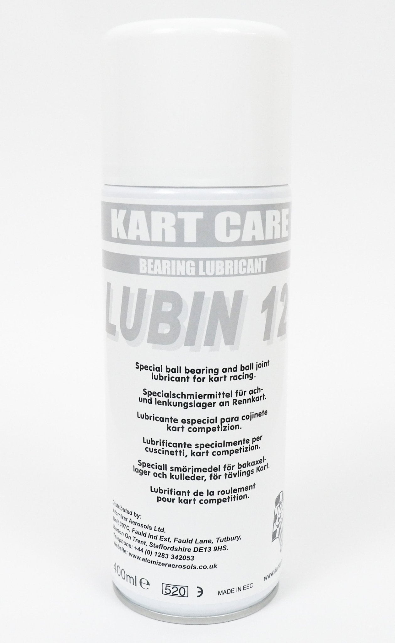 Kart Care LUBIN 12 Bearing Lube Lubricant 400ml - Race Rally Supplies