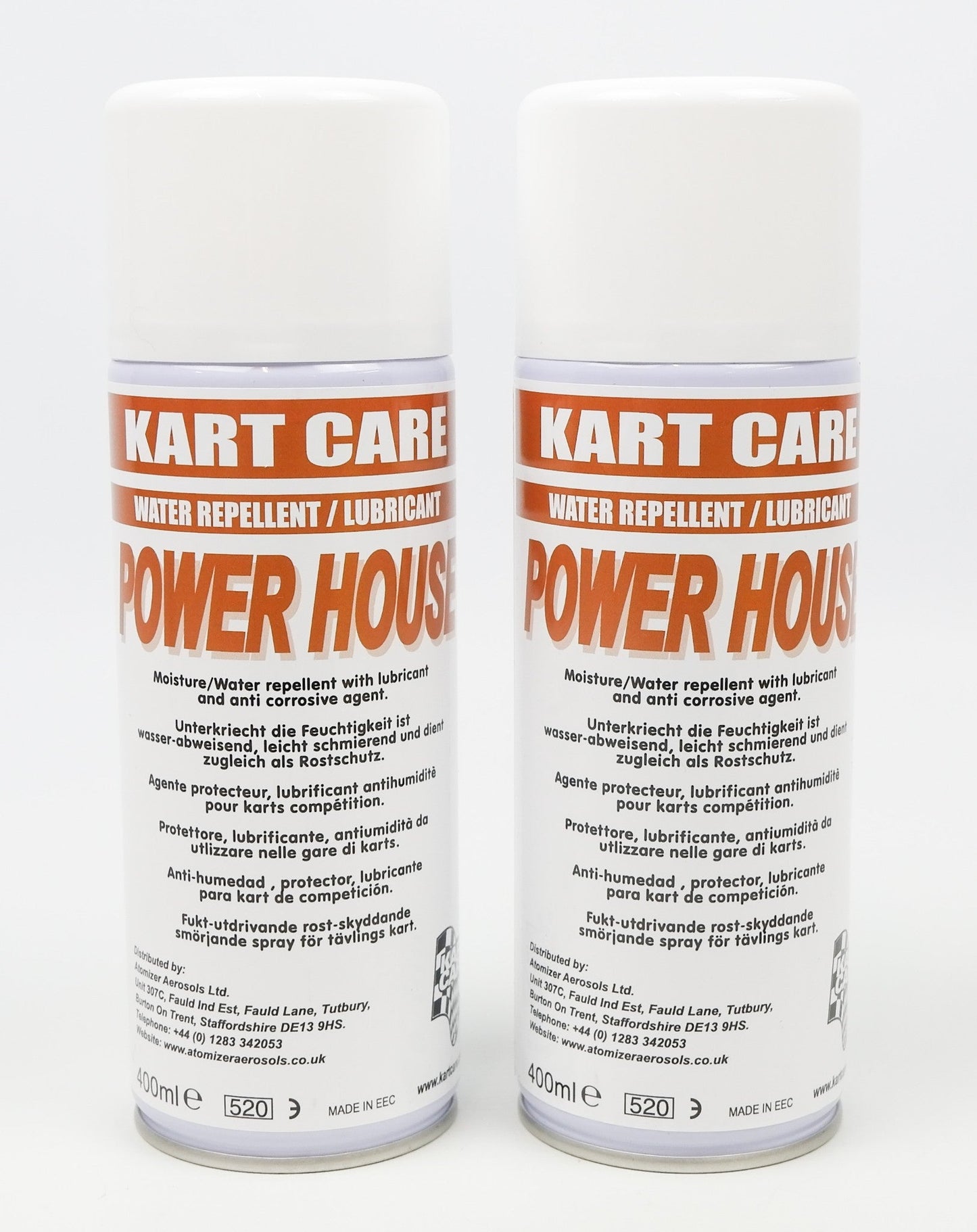 Kart Care POWER HOUSE Moisture Repellent & Lubricant 400ml - Race Rally Supplies