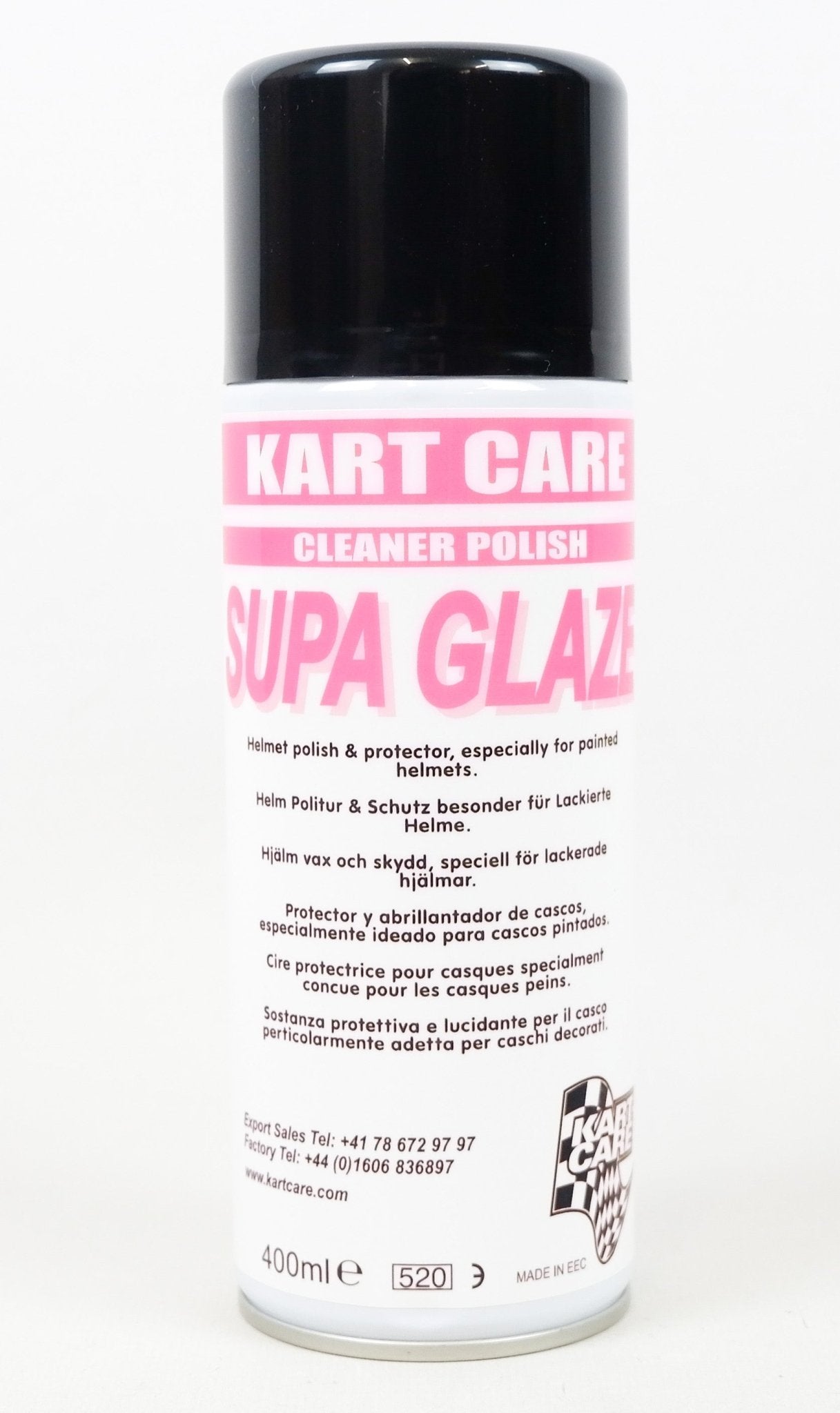 KART CARE Supa Glaze Helmet Cleaner Polish 400ml - Race Rally Supplies