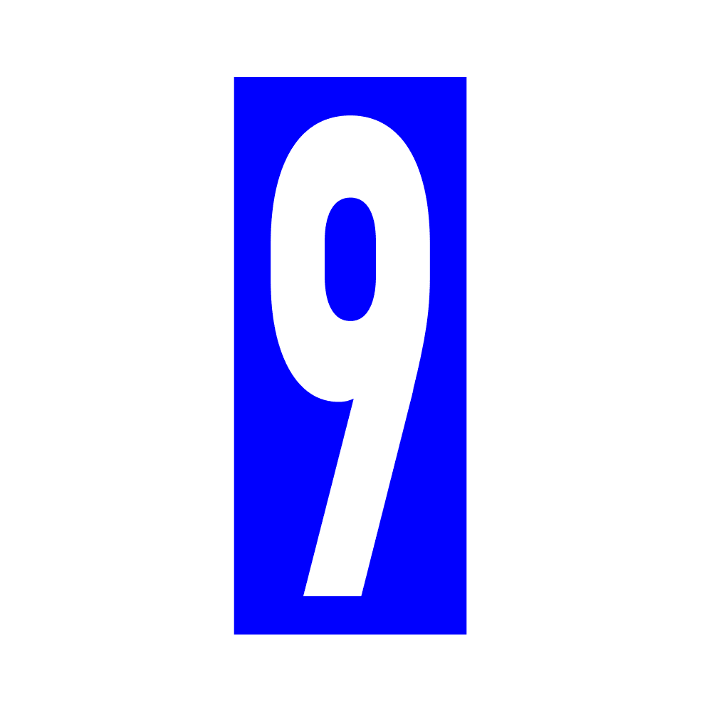 Kart Numbers - Race Rally Supplies