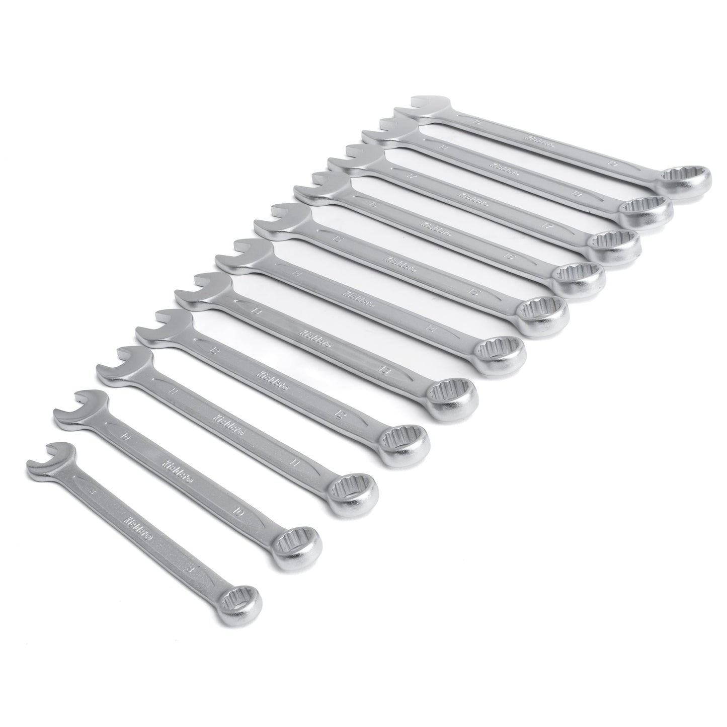 Kielder 11pc Pro - Grade Combination Spanner Set - Race Rally Supplies