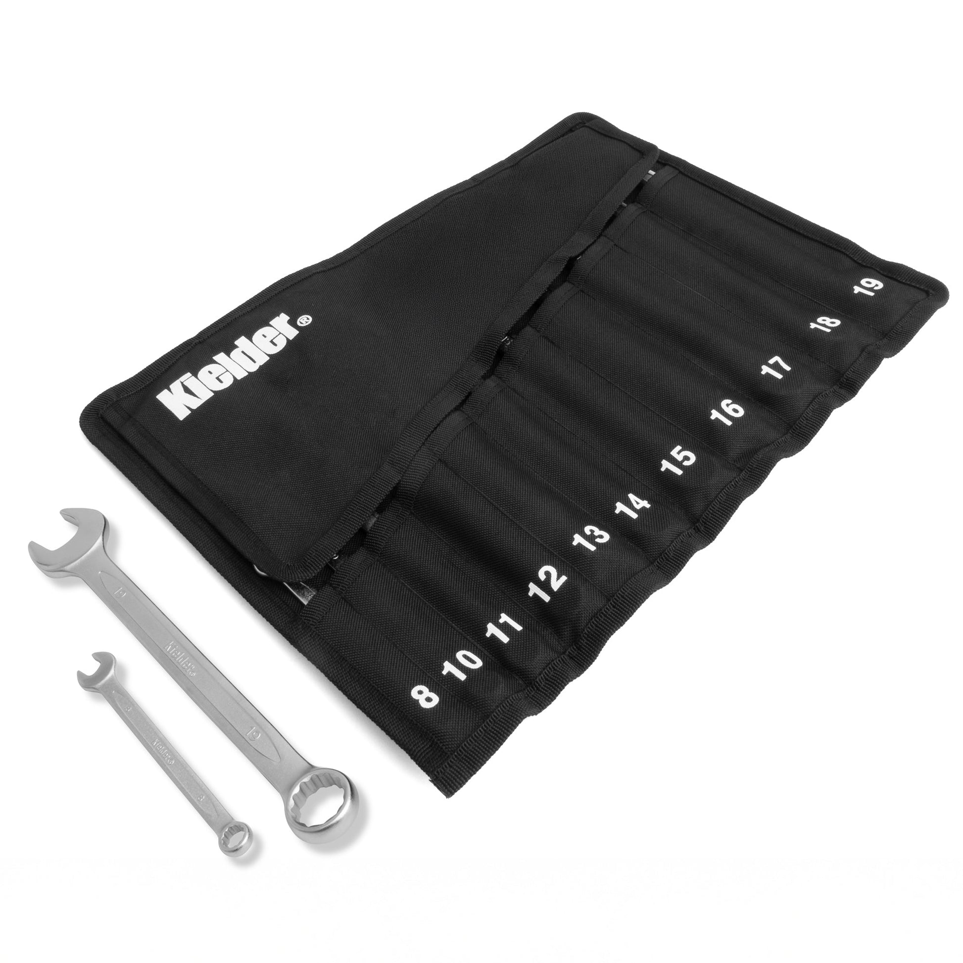 Kielder 11pc Pro - Grade Combination Spanner Set - Race Rally Supplies