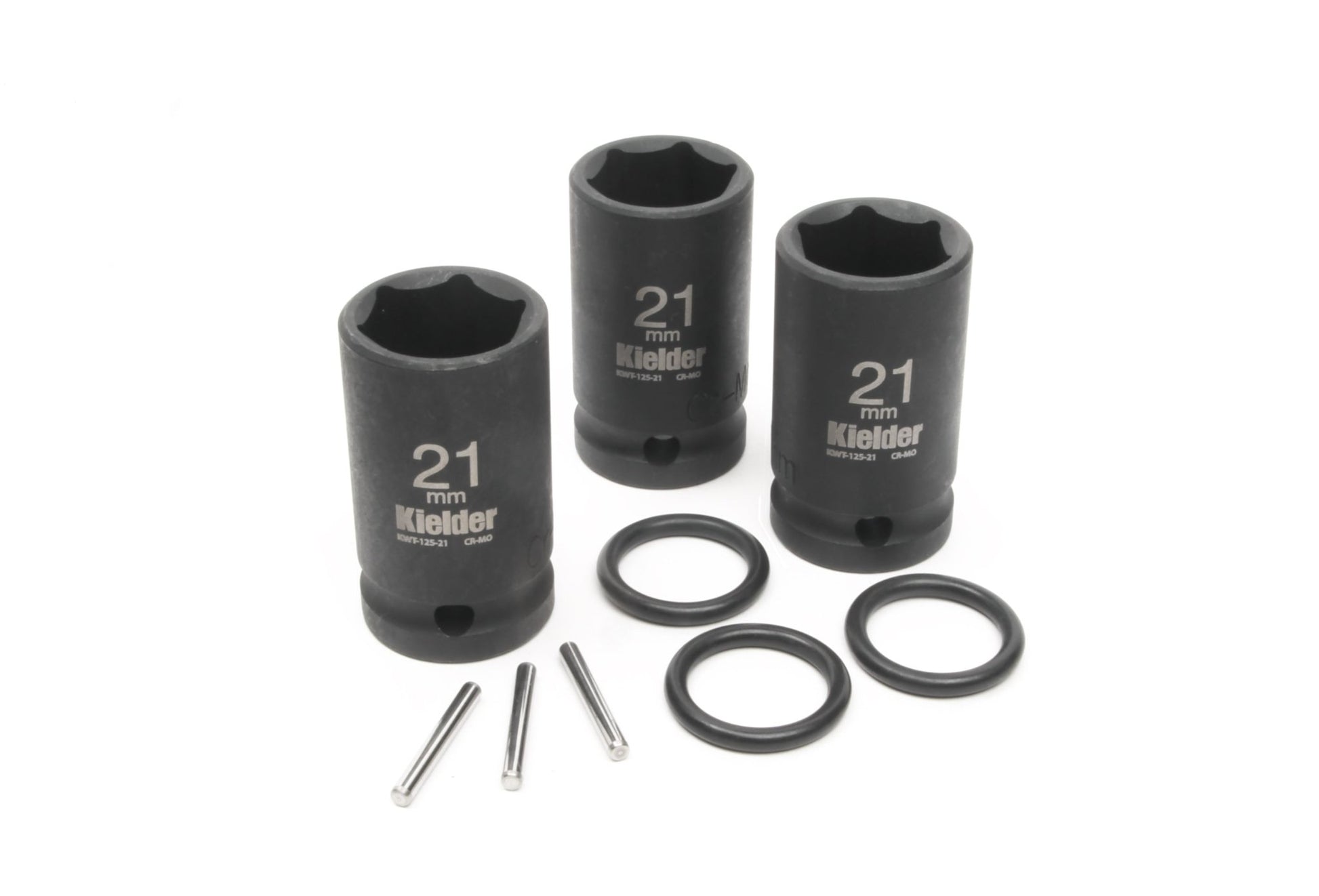 Kielder Impact Sockets - Full Range with Pin & O-Ring (52mm Long) - Race Rally Supplies