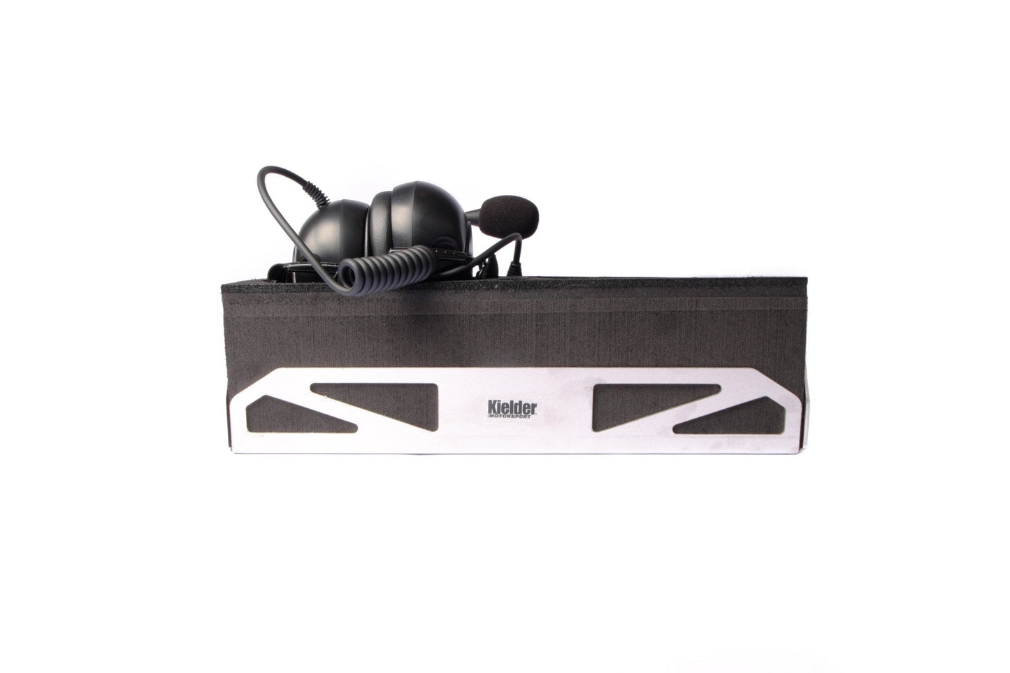 Kielder Motorsport Intercom Practice Headset Holder – Aluminium & Foam - Race Rally Supplies