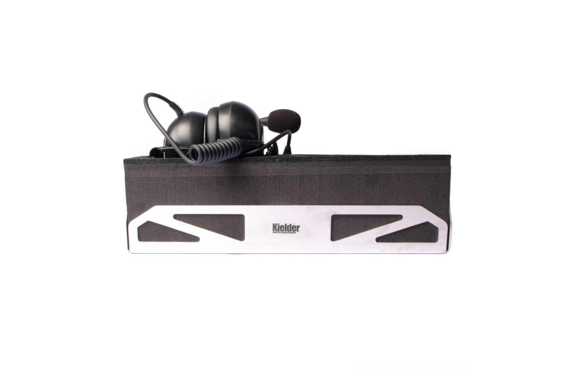 Kielder Motorsport Intercom Practice Headset Holder – Aluminium & Foam - Race Rally Supplies