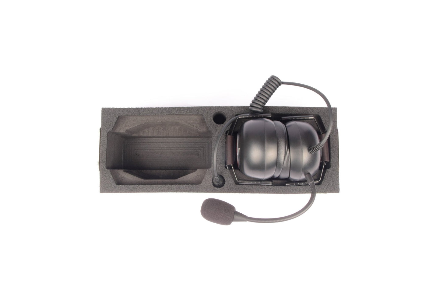 Kielder Motorsport Intercom Practice Headset Holder – Aluminium & Foam - Race Rally Supplies