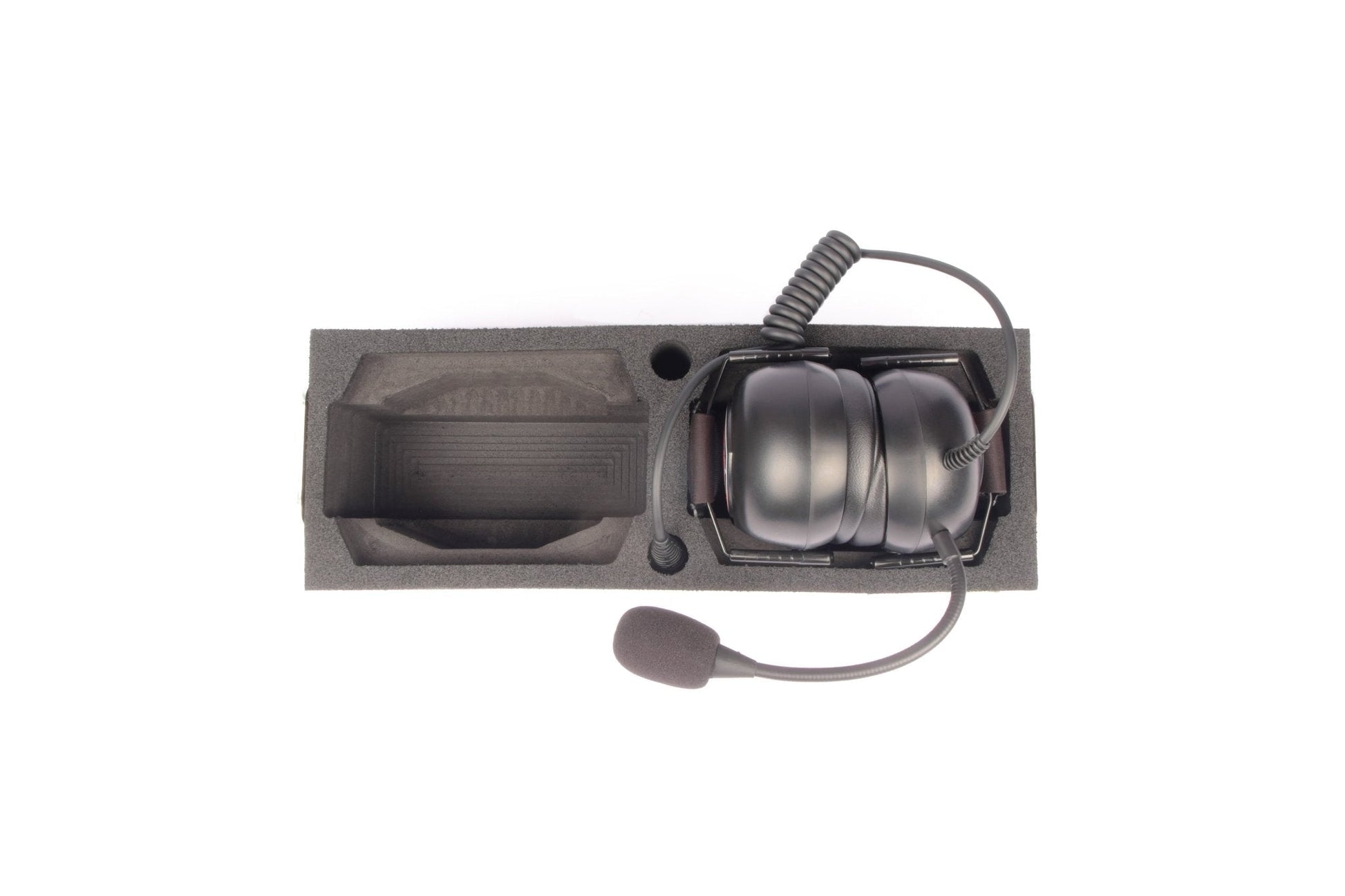 Kielder Motorsport Intercom Practice Headset Holder – Aluminium & Foam - Race Rally Supplies