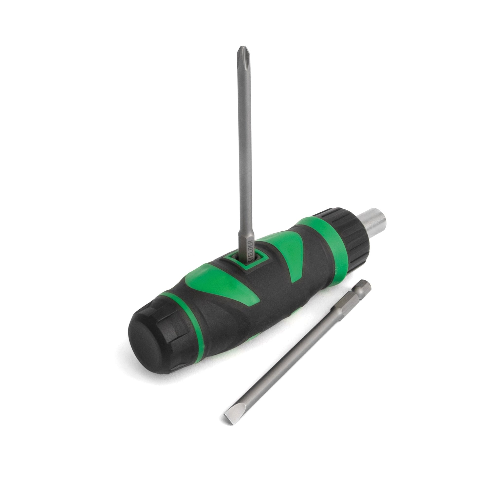 Kielder Ratchet Screwdriver Handle with PH2 & SL5 Bits - Race Rally Supplies
