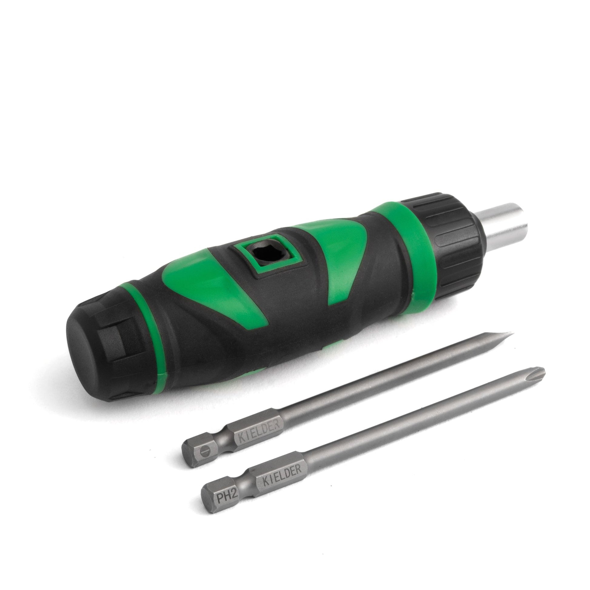 Kielder Ratchet Screwdriver Handle with PH2 & SL5 Bits - Race Rally Supplies