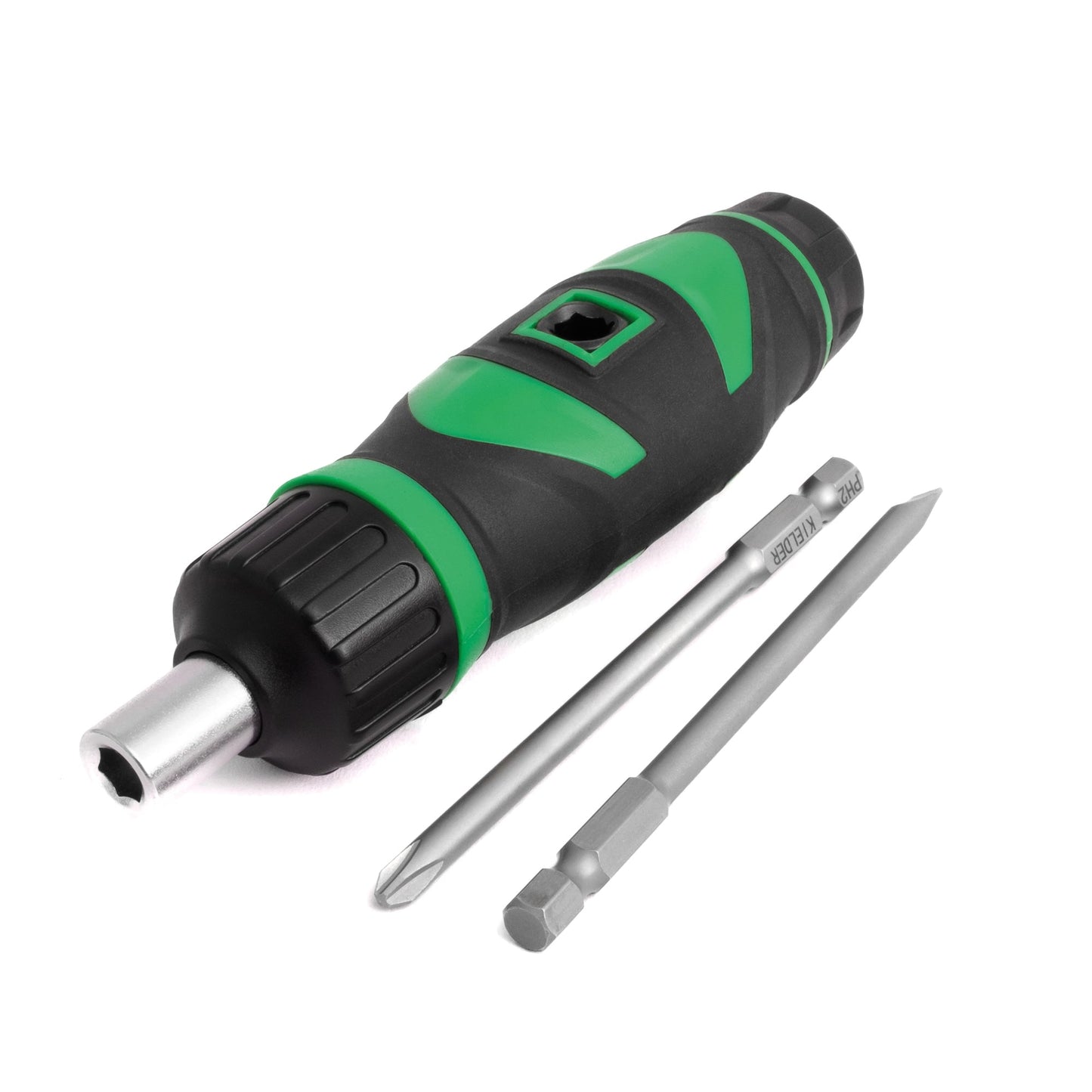 Kielder Ratchet Screwdriver Handle with PH2 & SL5 Bits - Race Rally Supplies