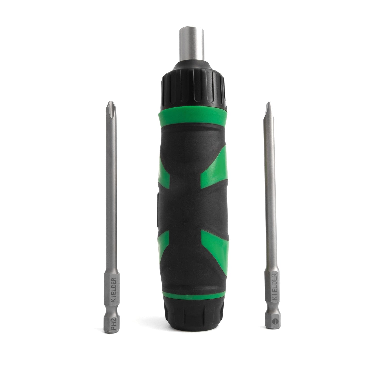 Kielder Ratchet Screwdriver Handle with PH2 & SL5 Bits - Race Rally Supplies