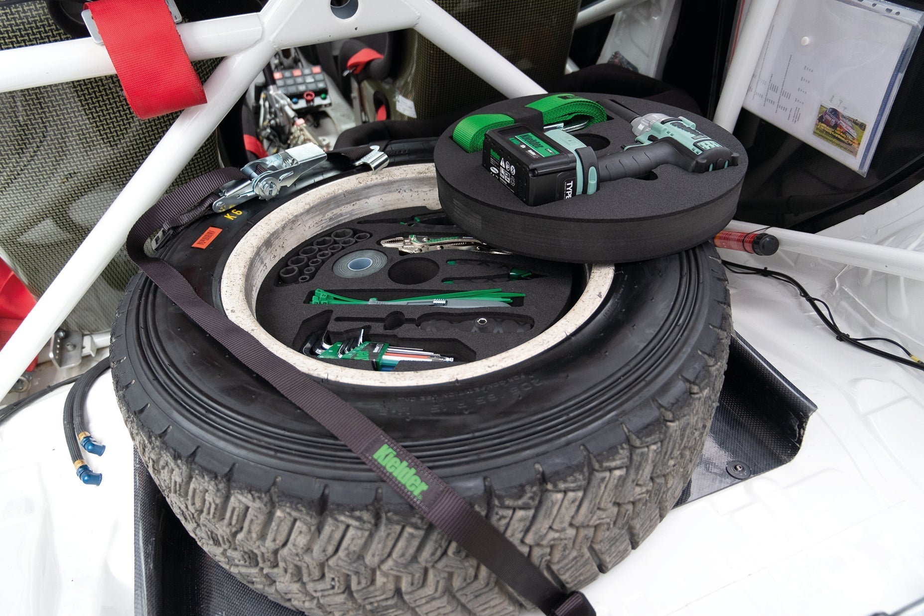 Kielder Spare Wheel 2nd Layer Hand Tool Kit - Race Rally Supplies