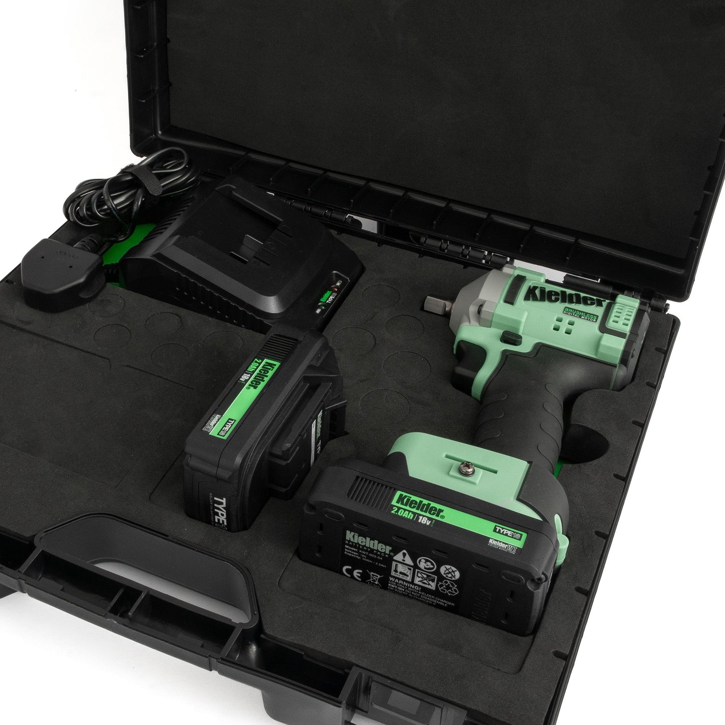 Kielder TYPE18-075 18v 3/8" Ultra Compact Impact Wrench Kit - Race Rally Supplies