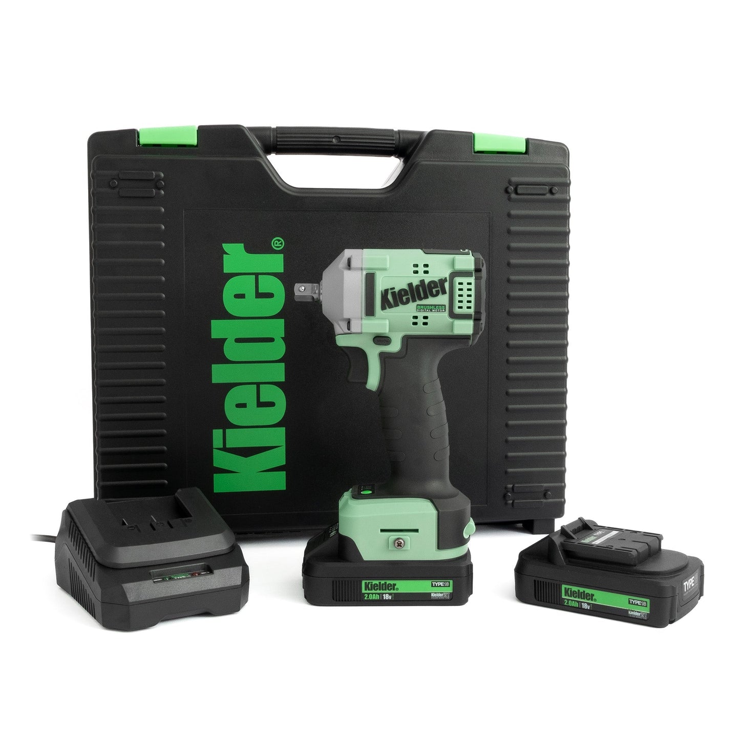 Kielder TYPE18-075 18v 3/8" Ultra Compact Impact Wrench Kit - Race Rally Supplies