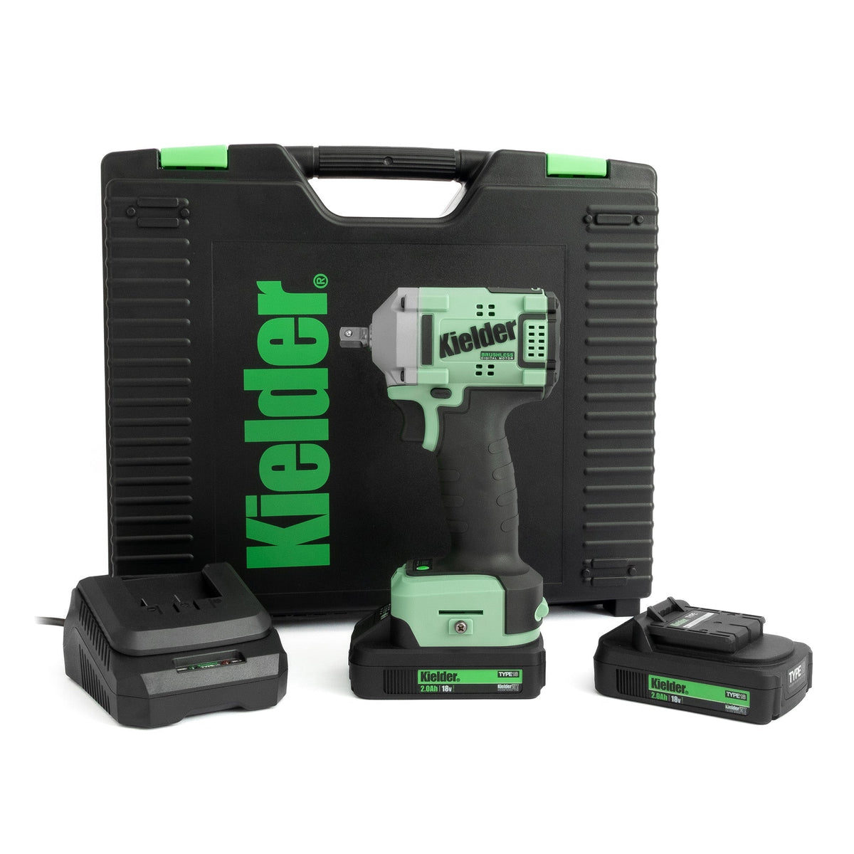 Kielder TYPE18-075 18v 3/8" Ultra Compact Impact Wrench Kit - Race Rally Supplies