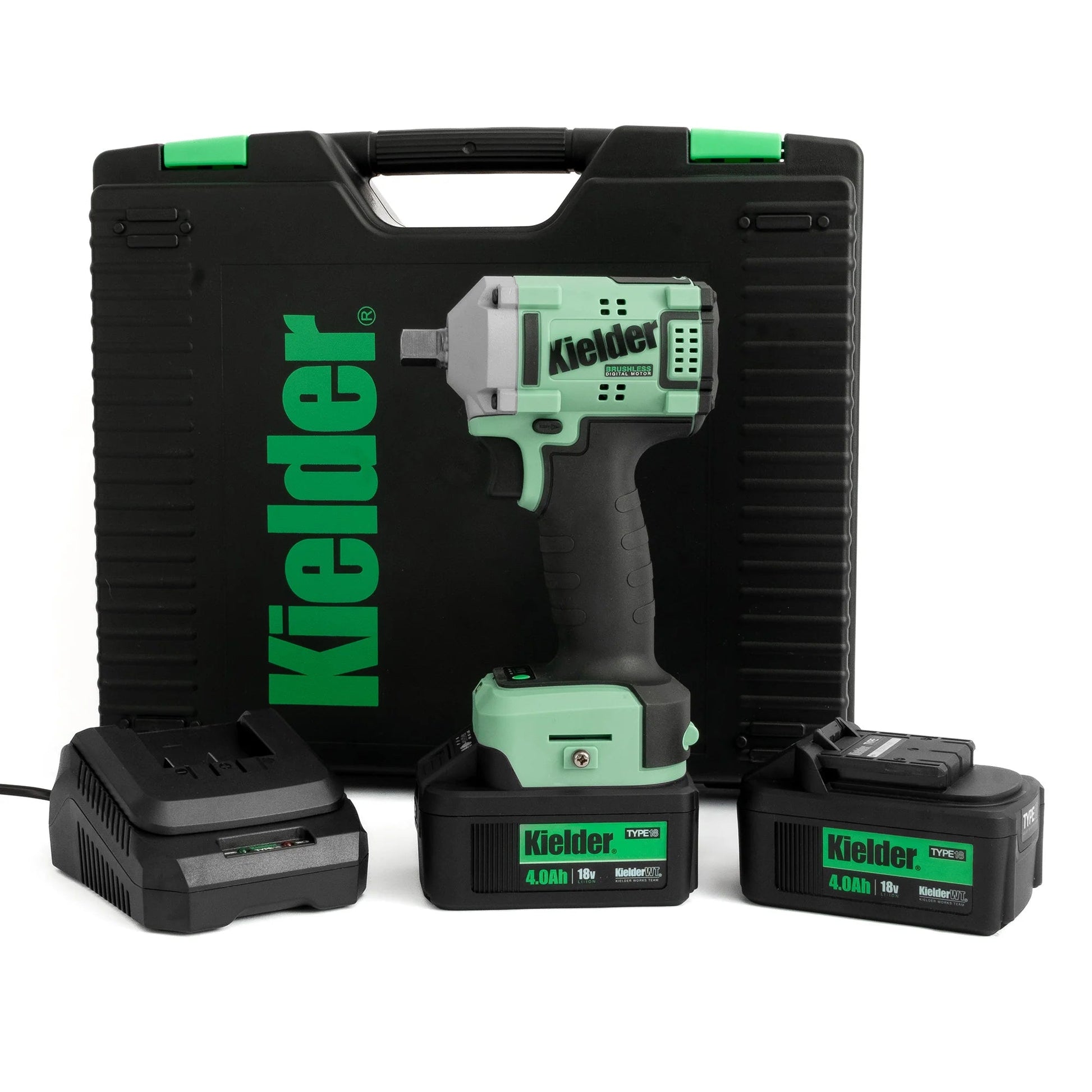 Kielder TYPE18 18V Ultra Compact Impact Wrench Rally Kit - RRS Store Exclusive - Race Rally Supplies