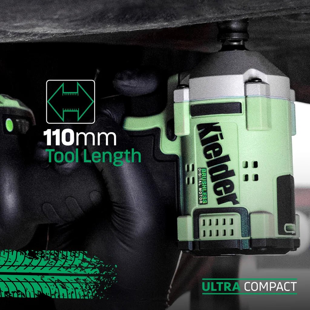 Kielder TYPE18 3 Battery Bundle Box (High Torque Impact Wrench & Ultra Compact Impact Wrench) - Race Rally Supplies